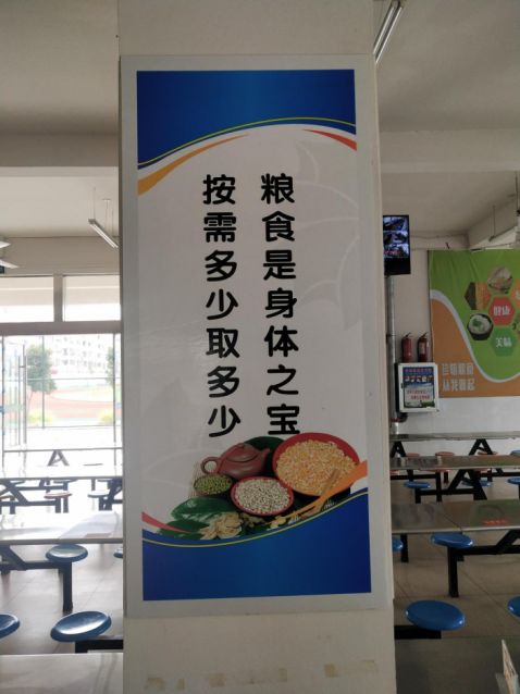 餐饮浪费宣传栏