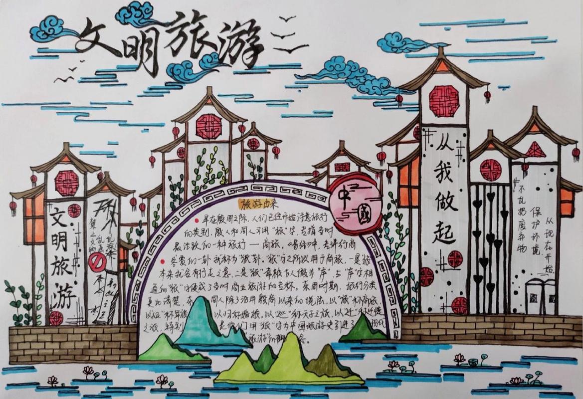 文明旅游手抄报的资料怎么写