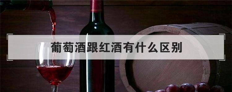 红酒跟葡萄酒有啥区别吗